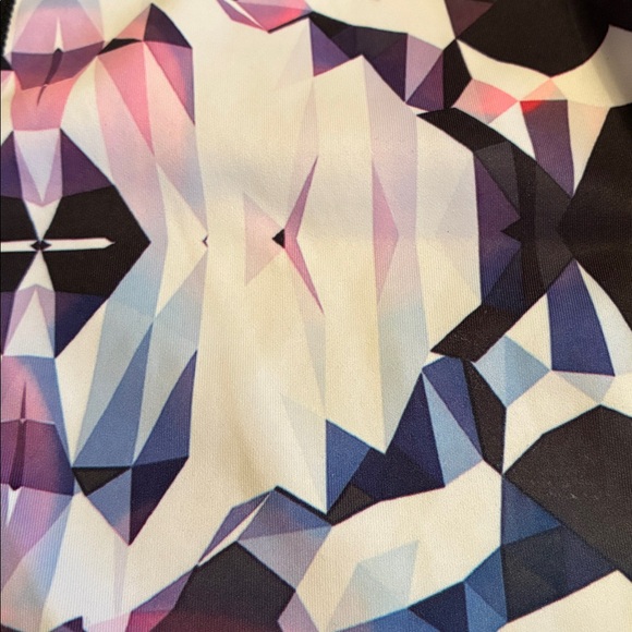 ATHLETA Black Leggings with Colorful Front Section. S - Picture 8 of 16